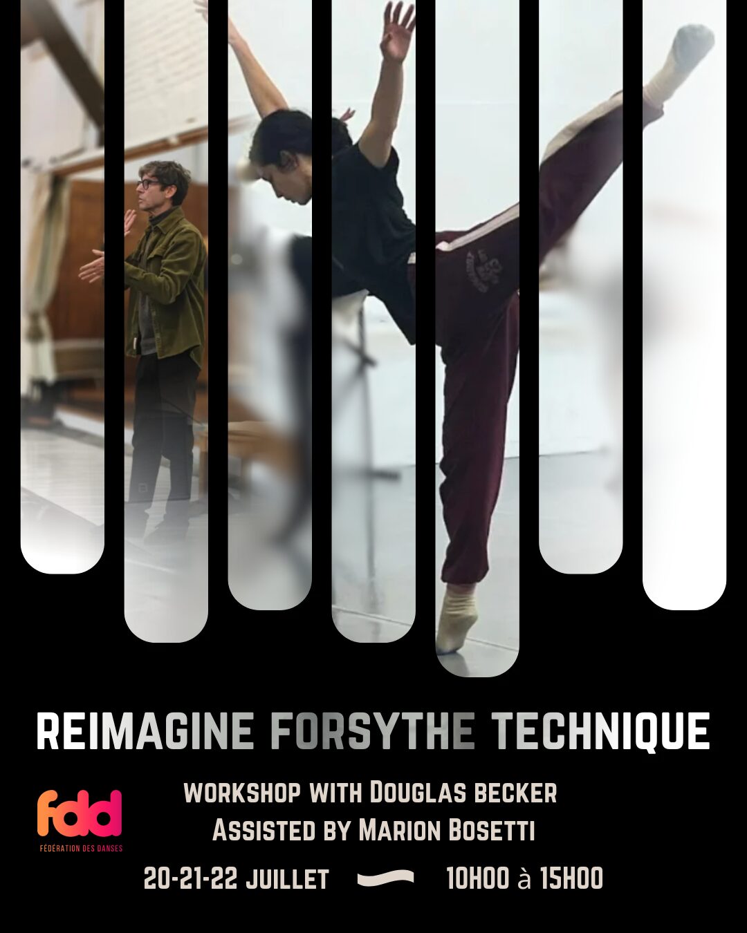 Horaire des cours de danse